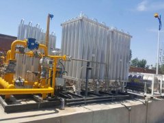 通辽车辆段现场采用气化站设备